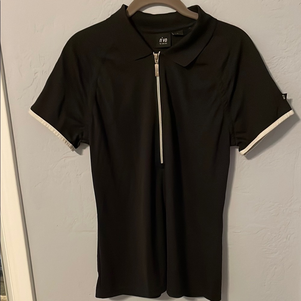 Women’s NVO Black Golf Shirt size L